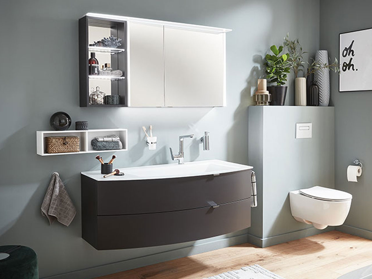 Stauraum im Badezimmer Anlage-Nischen