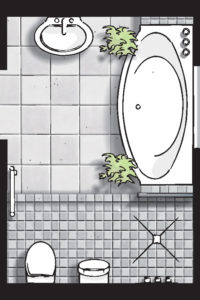 Badideen Grundriss Badezimmer mit Walk-In-Dusche und Badewanne