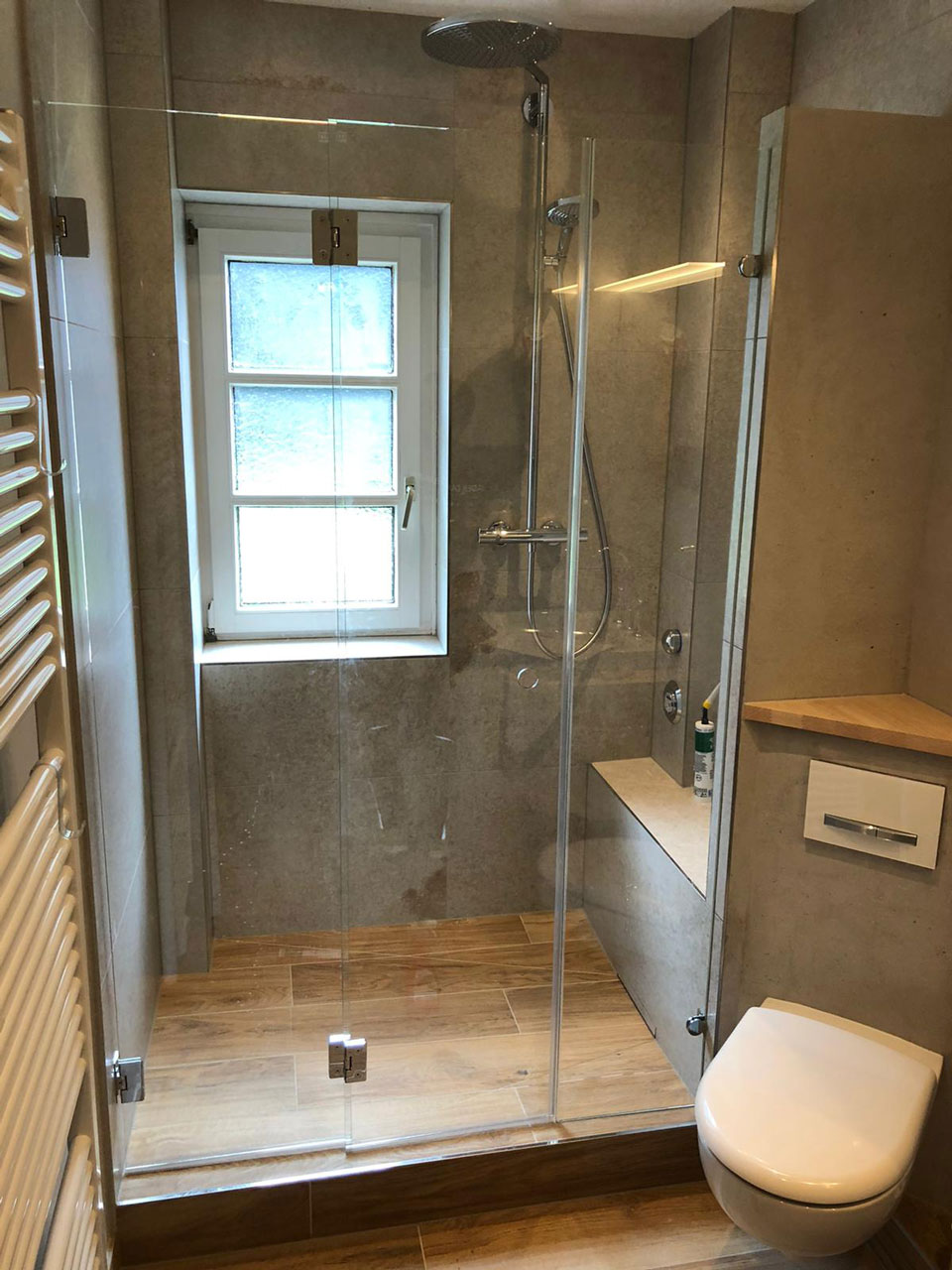 Betonoptik im Badezimmer
