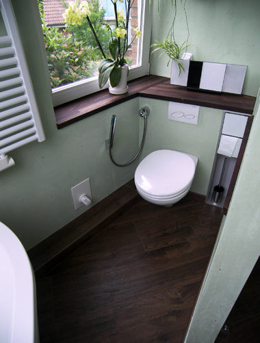 WC im Minibad